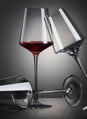 Crystal red wine glass set elegant wine glasses Goblet红酒杯