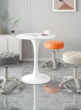 Elevating rotating chair, beauty salon, barber shop stool