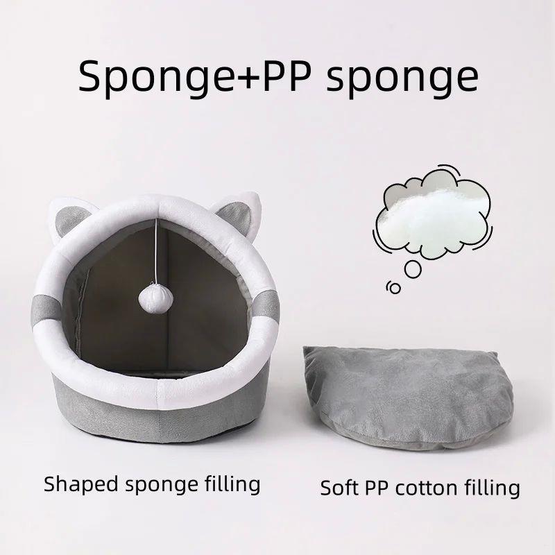 Cat Nest House for Cats Cave Cat Bed Kennel Cats Four Season