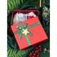 gift boxes packaging red Christmas paper box empty handbag