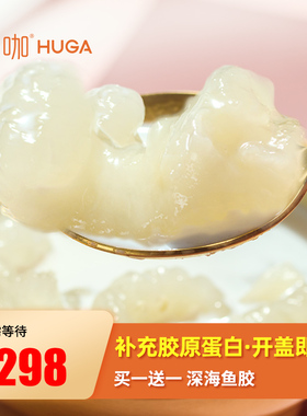 呼咖HUGA 即食花胶鱼胶 鱼肚孕妇月子代餐滋补礼品年货6盒装900G