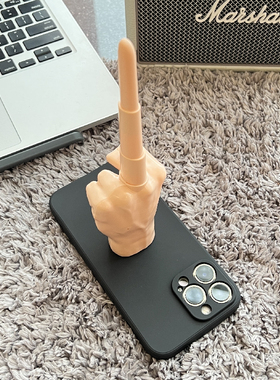 恶搞怪竖中指手机壳苹果15promax立体伸缩中指适用iPhone14Pro个性创意13情侣鄙视搞笑12解压发泄11整蛊8Xs男