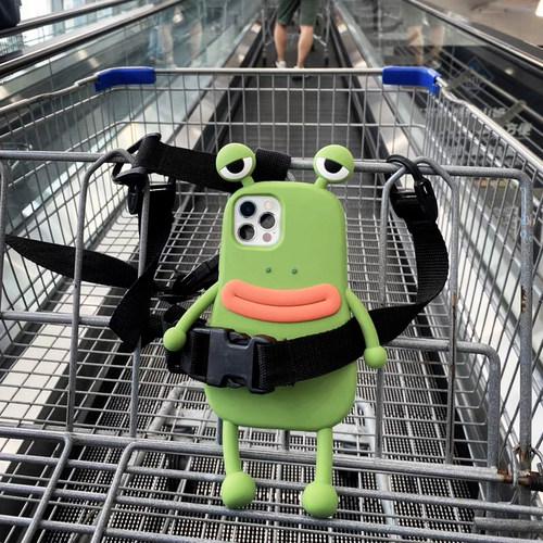 apple苹果14硅胶青蛙手机壳