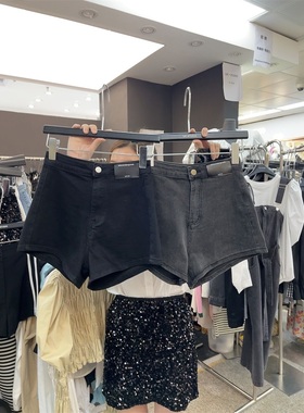 现货2025韩版新款时尚辣妹短裤弹力显瘦百搭简约牛仔裤K3478W88