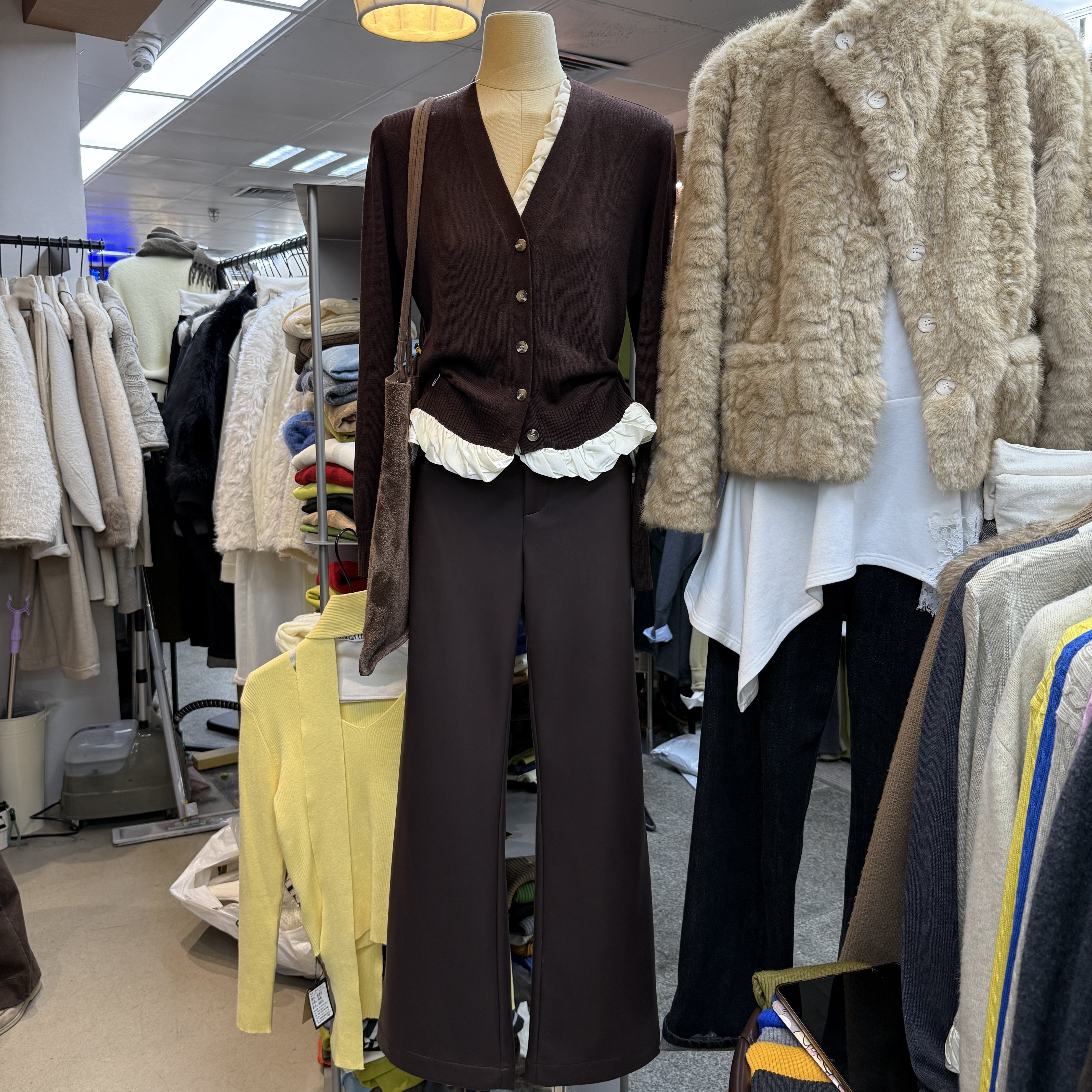 十三行拿货2025冬季新款韩版长袖针织打底衫＋阔腿皮裤k68788w178,女装/女士精品,毛衣,淘宝优惠券,粉丝福利购,淘宝优惠卷