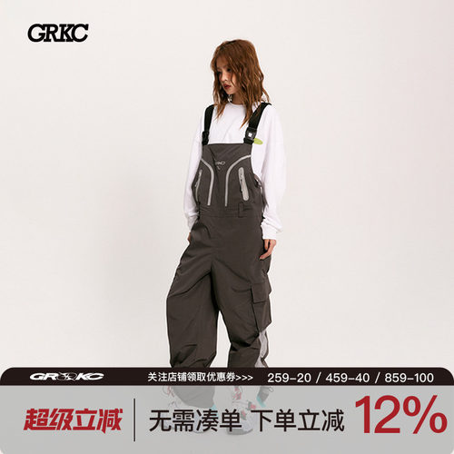 GRKC吉尔卡克压胶背带裤