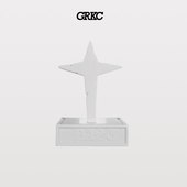 GRKC吉尔卡克 摆件单品 百搭时尚 十字星香炉家居装 饰潮流周边个性