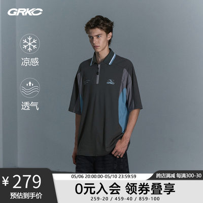 GRKC吉尔卡克UP拼色POLO