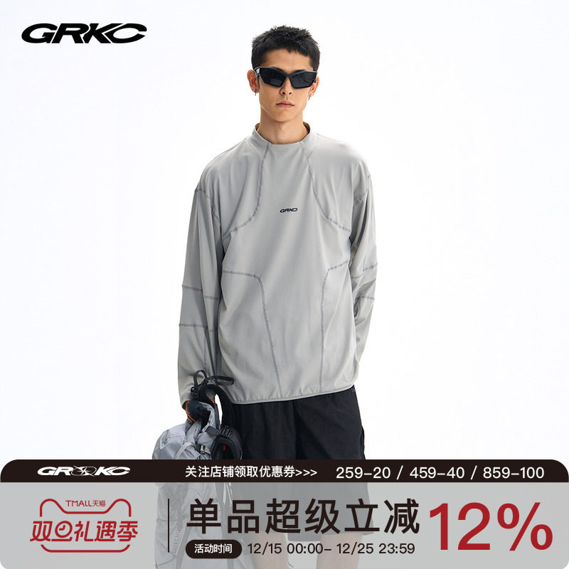 GRKC吉尔卡克十字线迹长袖