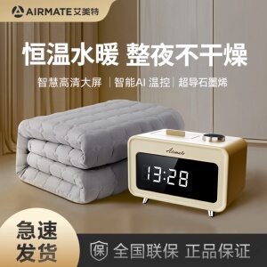 艾美特水暖电热毯双人电褥子单人水循环炕2024新款水热毯水床垫