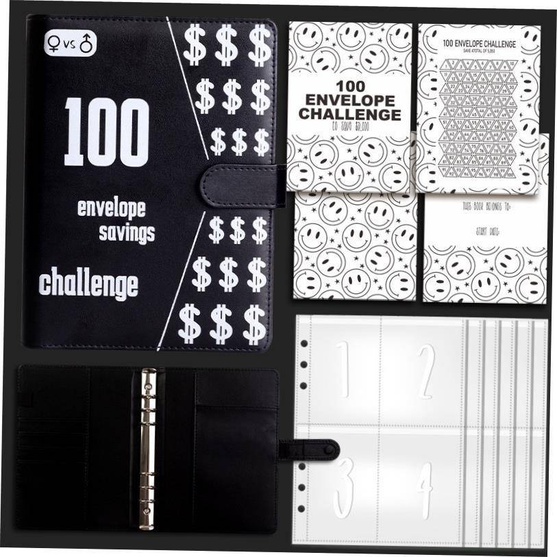100Envelope Challenge Binder money saving book cash budget
