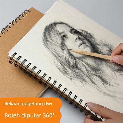 sketchbook A3 Hardface sketch book A4 art painting book硬壳