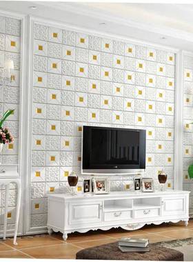3D Wall Sticker Imitation Brick aterproof Wallpaper Room