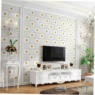3D Wall Sticker Imitation Brick aterproof Wallpaper Room