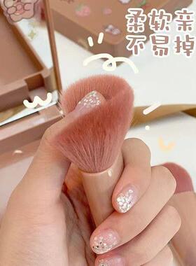 Hot Champagne Makeup Brush Set for Women Cosmetic Foundation