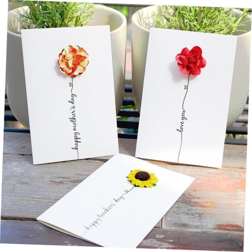 Mothers Day Card Bouquet Teachers Day Thank you card