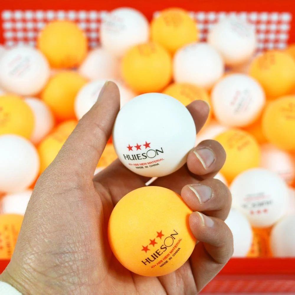 10 PCS Huieson New ABS Plastic Table Tennis Balls 3 Star 2.8