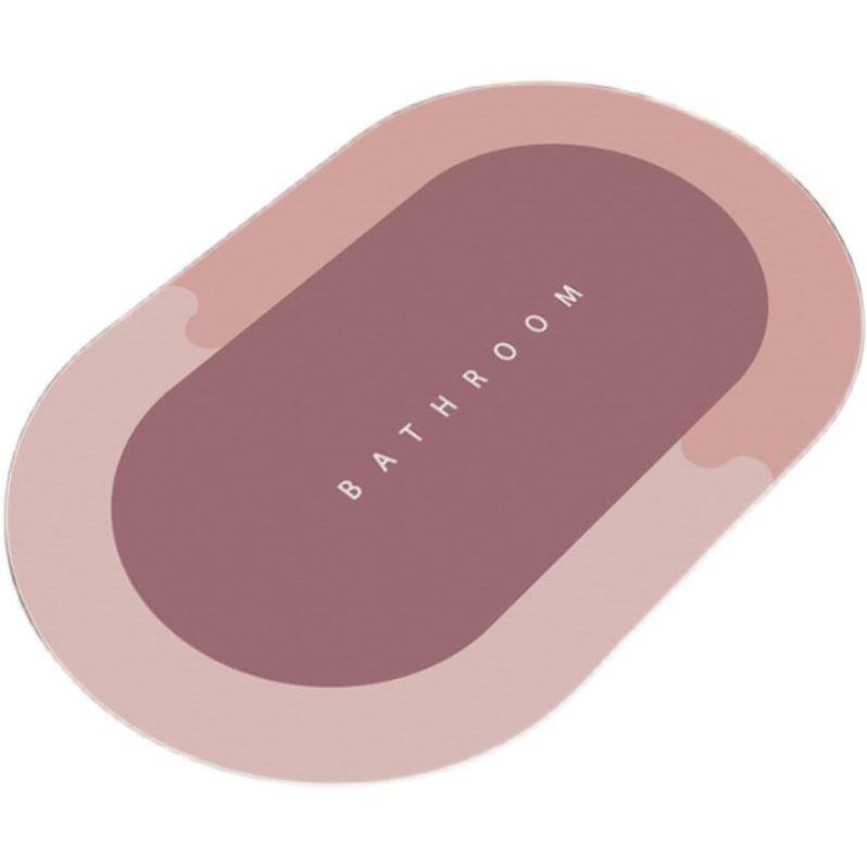 Absorbent felt bedroom entrance door mat bathroom rug carpet