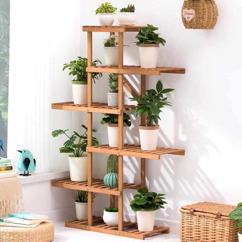 Multi-layer flower stand bonsai rack balcony plant pot shelf