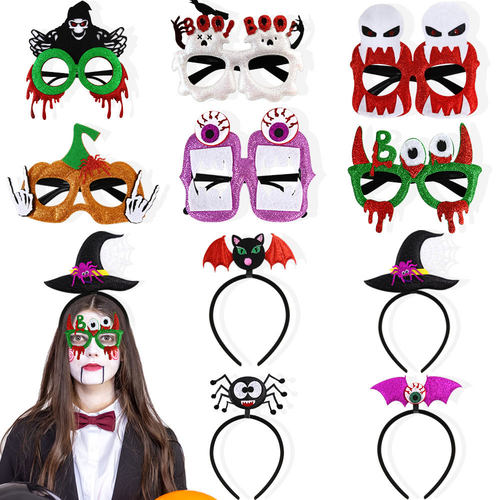 Halloween Decoration Glasses Bat Adult Kids Birthday Costume