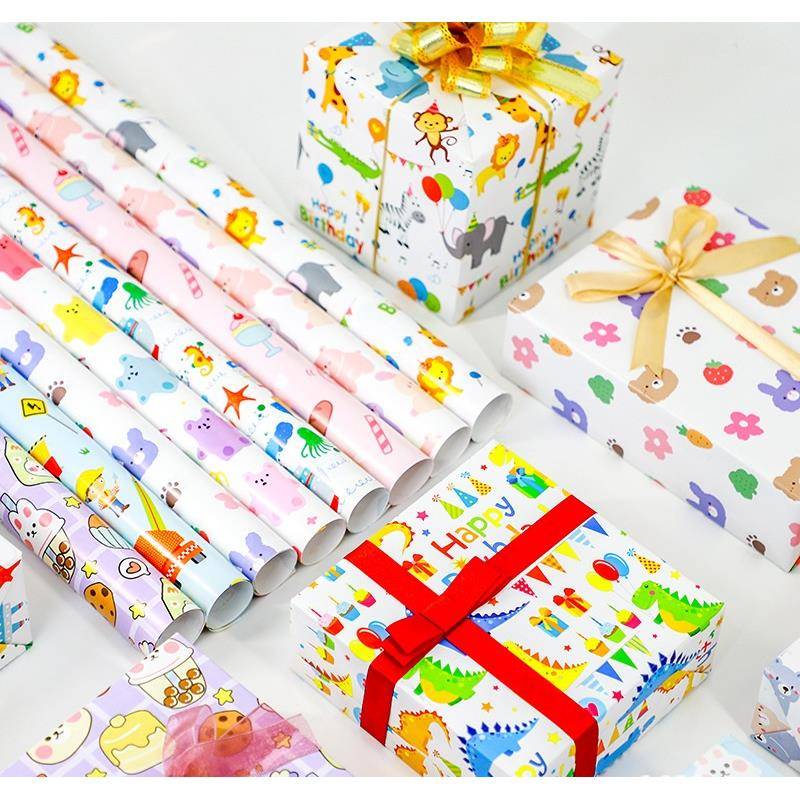 gift wrapping paper roll present wrapper大尺寸礼物包装纸高级