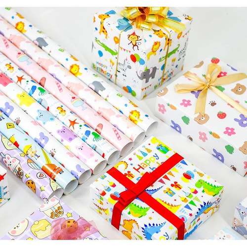 gift wrapping paper roll present wrapper大尺寸礼物包装纸高级