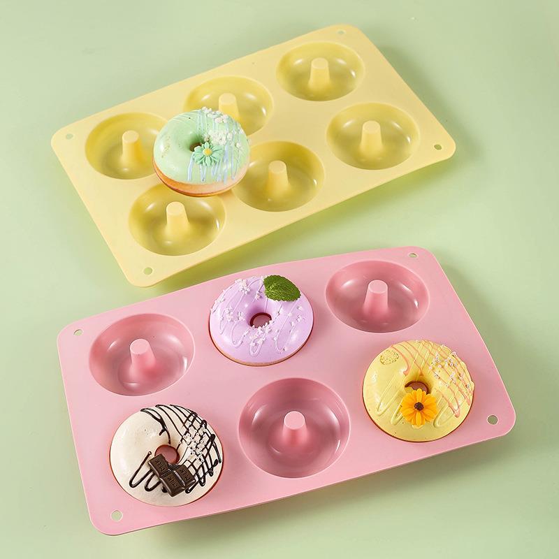 Silicone round donut mold cookie cake baking tool 甜甜圈模具