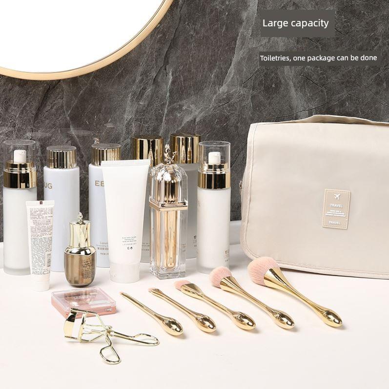 Travel Cosmetic Bag Women Zipper Make Up Transparent Makeup