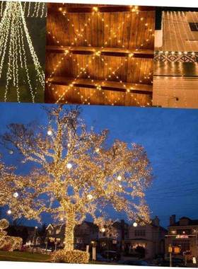 50/100/200/330 LED Solar Light Outdoor Lamp String Lights 1