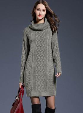 winter dress for women plus size maxi dresses long Sweater