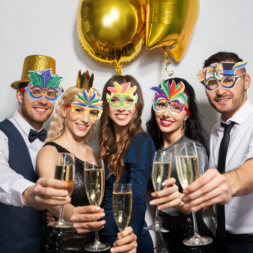 Carnival Decorative Glasses Festival Themed Party Dress Up A