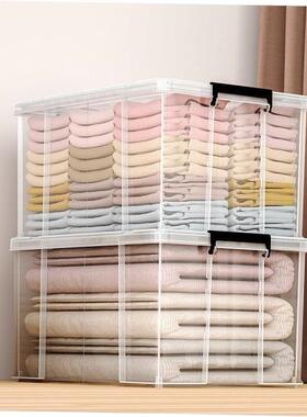 Storage box plastic box transparent dormitory organize boxes