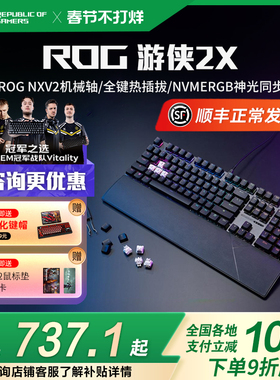 ROG玩家国度游侠2X键盘有线版机械游戏键盘RGB背光键线分离游侠RX