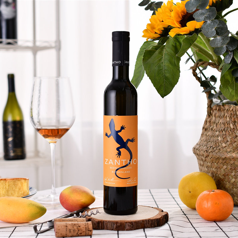 黄蜥蜴贵腐逐串精选zantho beerenauslese奥地利ba tba甜白葡萄酒