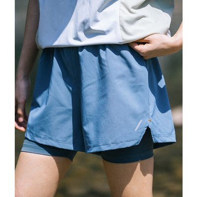 户外速干短裤徒步跑步运动裤男女
