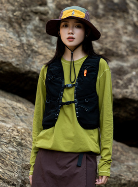 Mountainvalley户外多功能运动骑行背包一体马甲山系机能马夹男女