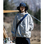 Mountainvalley户外通勤软壳三防连帽冲锋衣夹克男女徒步露营外套