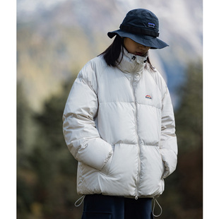 Mountain 90白鸭绒宽松立领羽绒服休闲面包服男女 valley2023冬装