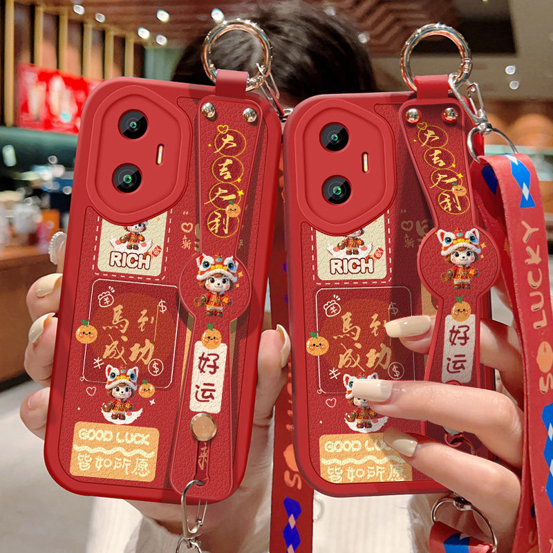 适用华为荣耀300手机壳防摔Honor 300Pro马到成功卡通保护套荣耀300Ultra斜挎挂绳腕带小羊皮全包软边新年款,3C数码配件,手机保护套/壳,淘宝优惠券,粉丝福利购,淘宝优惠卷