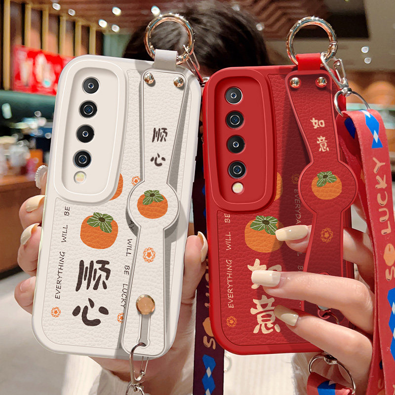 小米10斜挎腕带硅胶保护壳