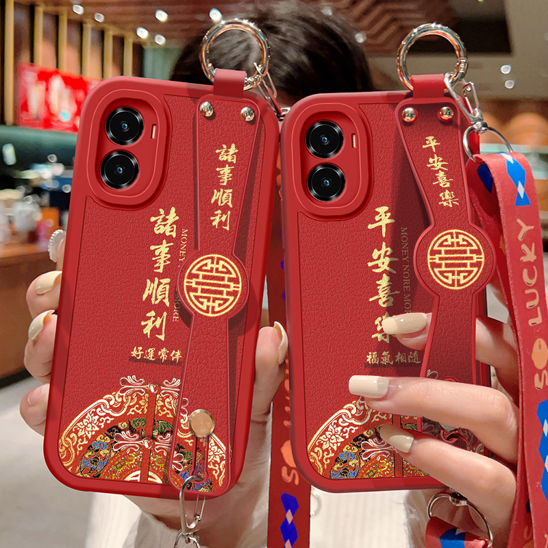 vivoY78中国风小羊皮保护壳