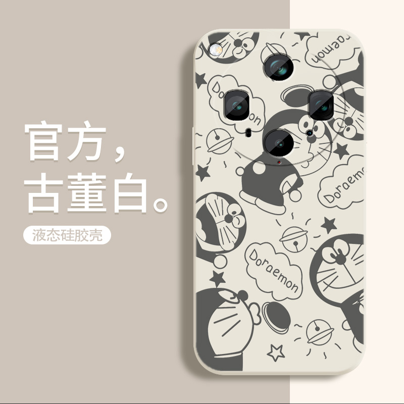 适用oppofindx8s手机壳防摔Find X8S+叮当猫卡通保护套OPPO哆啦A梦Find X8Ultra硅胶软壳镜头全包边新款外壳
