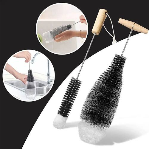 Soda Stream Bottle Brush With Beechwood Handle Glassware Jar