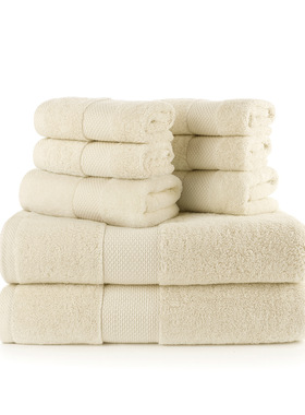 8 Pieces Cotton Bath Towel Set Bath Hand Towels Washcloths