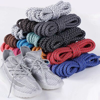 Coconut 350 2v Shoelaces Round Shoe Laces Reflective Shoelac