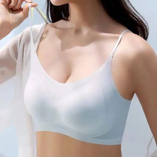 Ultra-thin Ice Silk Padded Bra Seamless Underwear Women's Th