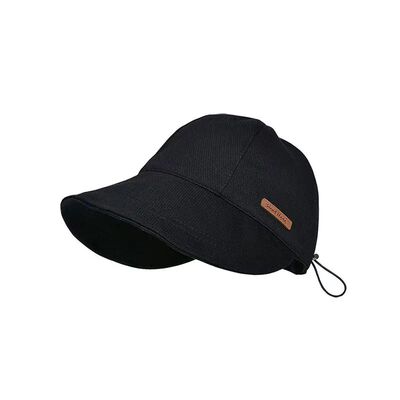 Fashionable Wide-Brim Visor Cap for Sun Protection