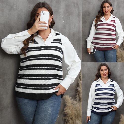 Women's Waistcoat European And American Large Size Women's S