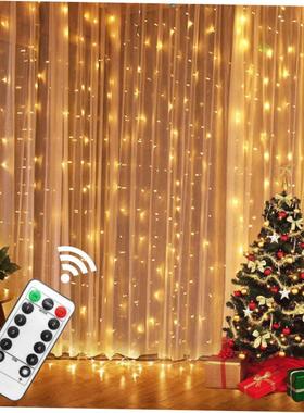 LED Curtain String Light Christmas Decorations for Home Garl
