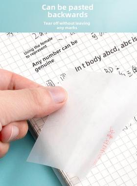 Transparent Sticky Notes with Scrapes Stickers Paper Clear s
